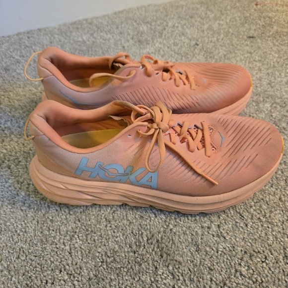 Hoka One Rincon 3 Women's Running Shoes Mock Peach size 9.5B - Picture 3 of 13